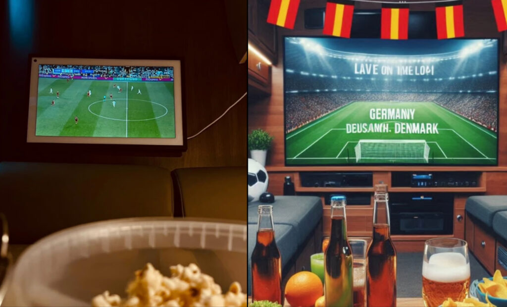 Fußball-Fieber im Wohnmobil: Deutschland vs. Dänemark live!