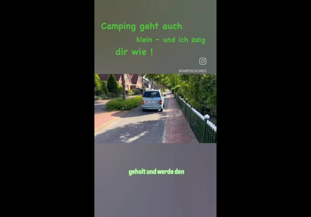 Camping geht auch klein – und ich zeig dir wie!