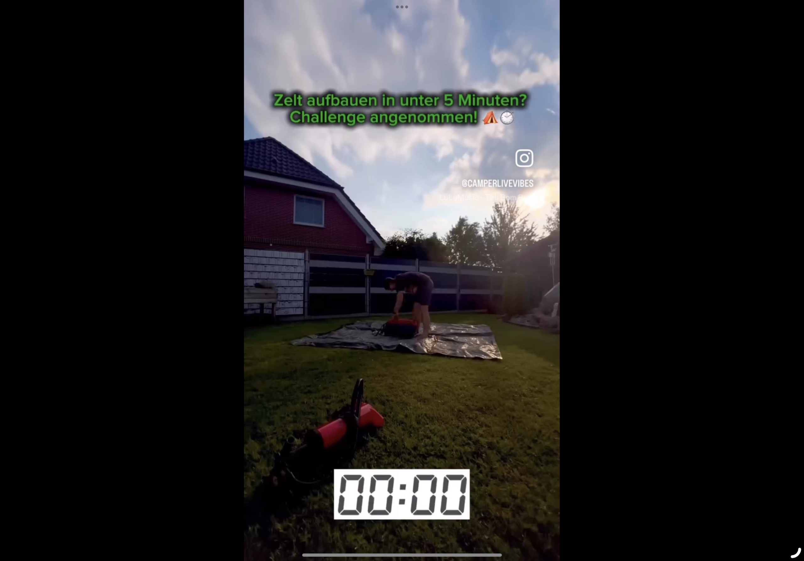 Zelt aufbauen in unter 5 Minuten? Challenge angenommen – und bestanden ⛺